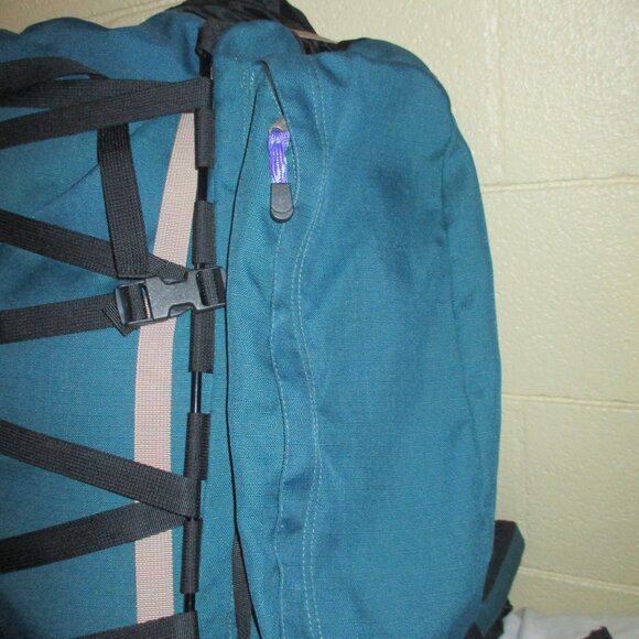 X-Large KELTY Travel Backpack Duffle Bag Excellent Condition Turquoise & Black - Picture 6 of 16
